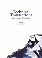 Technical Transactions. Vol. 2