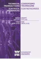 Technical Transactions iss. 12. Electrical Engineering iss. 2-E