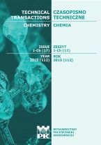 Technical Transactions iss. 17. Chemistry iss. 1-Ch