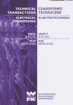 Technical Transactions iss. 13. Electrical Engineering iss. 2-E