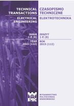 Technical Transactions iss. 8. Electrical Engineering iss. 1-E