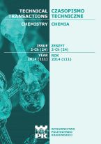 Technical Transactions iss. 24. Chemistry iss. 2-Ch