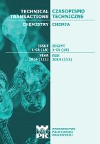 Technical Transactions iss. 18. Chemistry iss. 1-Ch