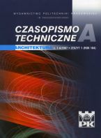 Czasopismo Techniczne z. 15. Architektura z. 7-A1