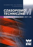 Czasopismo Techniczne z. 22. Mechanika z. 9-M