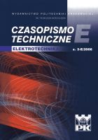 Czasopismo Techniczne z. 5. Elektrotechnika z. 1-E