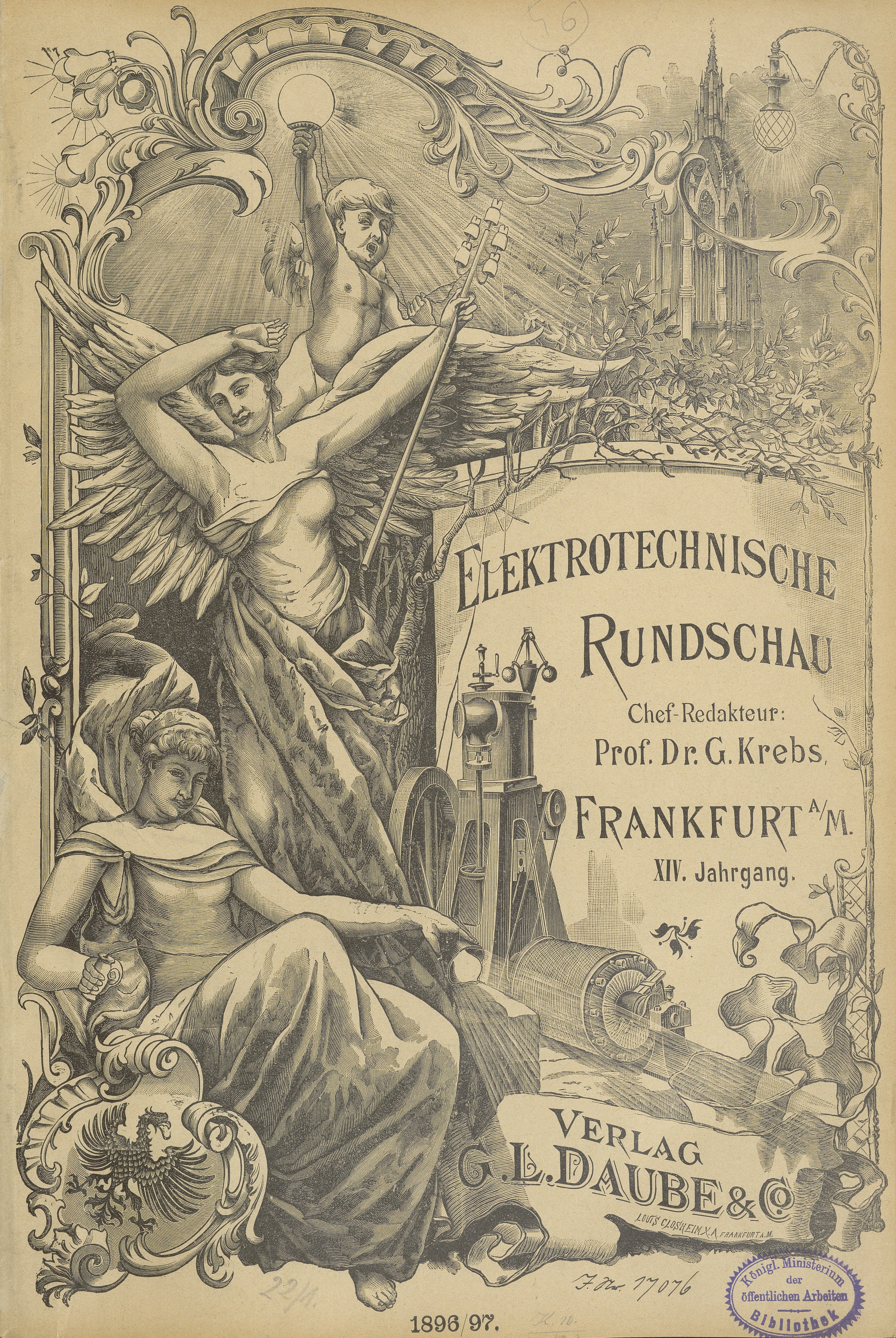 Elektrotechnische Rundschau : Zeitschrift für die Leistungen und Fortschritte auf dem Gebiete der angewandten Elektrizitätslehre, 1896/1897, Index