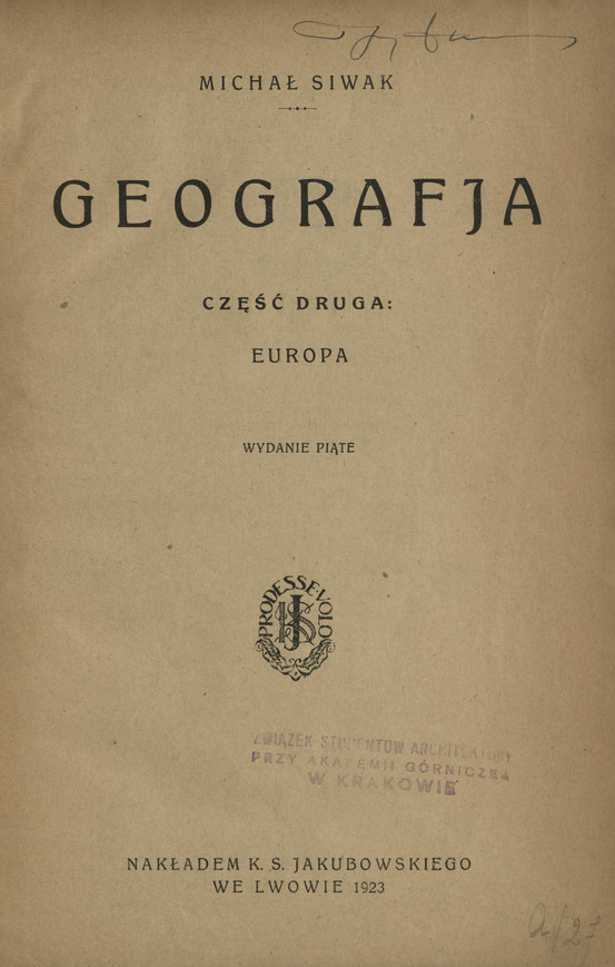 Geografja. Cz. 2, Europa
