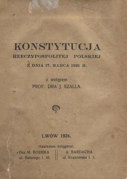 Konstytucja Rzeczypospolitej Polskiej z dnia 17 marca 1921 r.