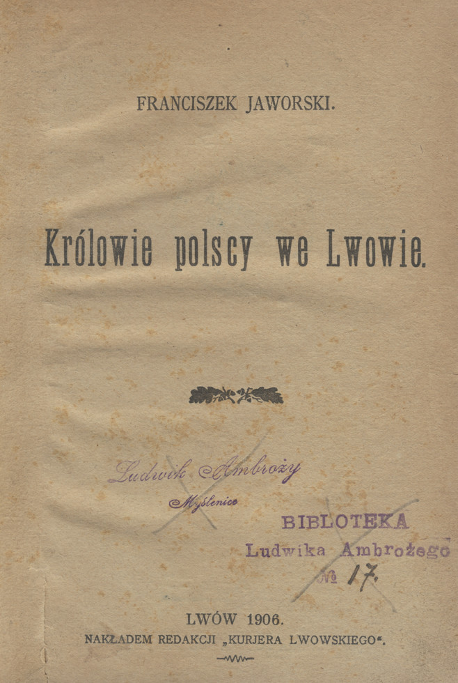 Królowie polscy we Lwowie