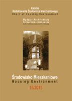 Środowisko Mieszkaniowe = Housing Enviroment, nr 15