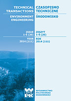 Technical Transactions iss. 20. Environment Engineering iss. 1-Ś