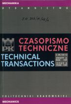Czasopismo Techniczne z. 6. Mechanika z. 2-M