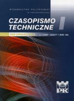 Czasopismo Techniczne z. 9. Informatyka z. 1-I