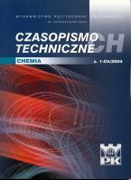 Technical Transactions. Chemistry, Czasopismo Techniczne. Chemia