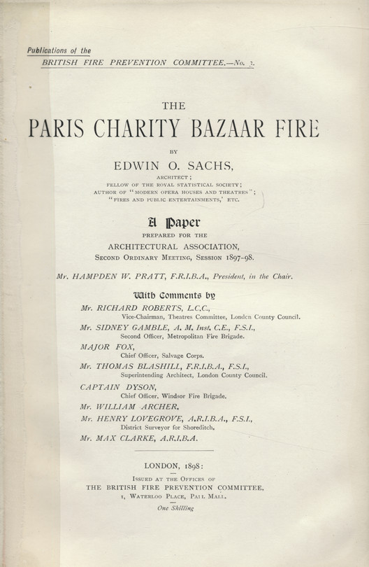 The Paris Charity Bazaar Fire