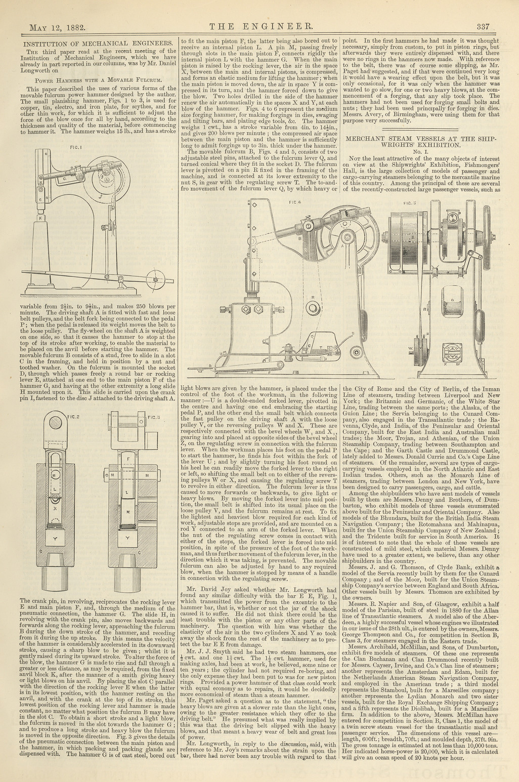 The Engineer, Vol.53, 12 May