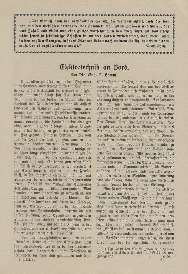 Jahrbuch der Technik : Jahrgang III: Das Jahr 1916, H. 11