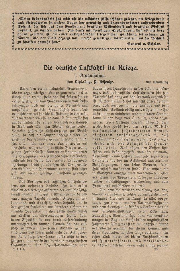 Jahrbuch der Technik : Jahrgang I, H. 14