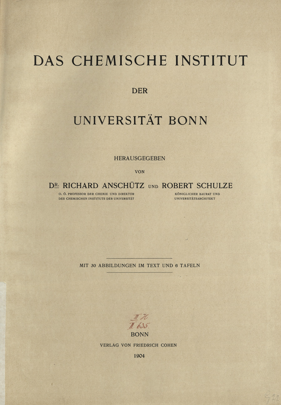 Das chemische Institut der Universität Bonn