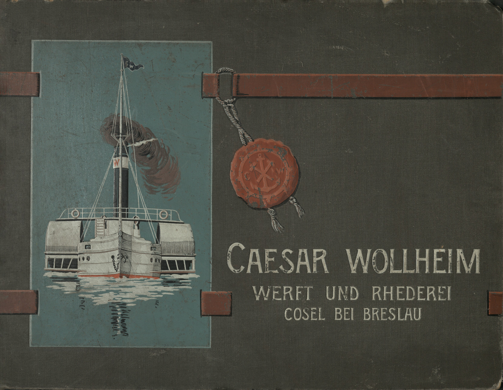 Caesar Wollheim : Werft und Rhederei, Cosel bei Breslau