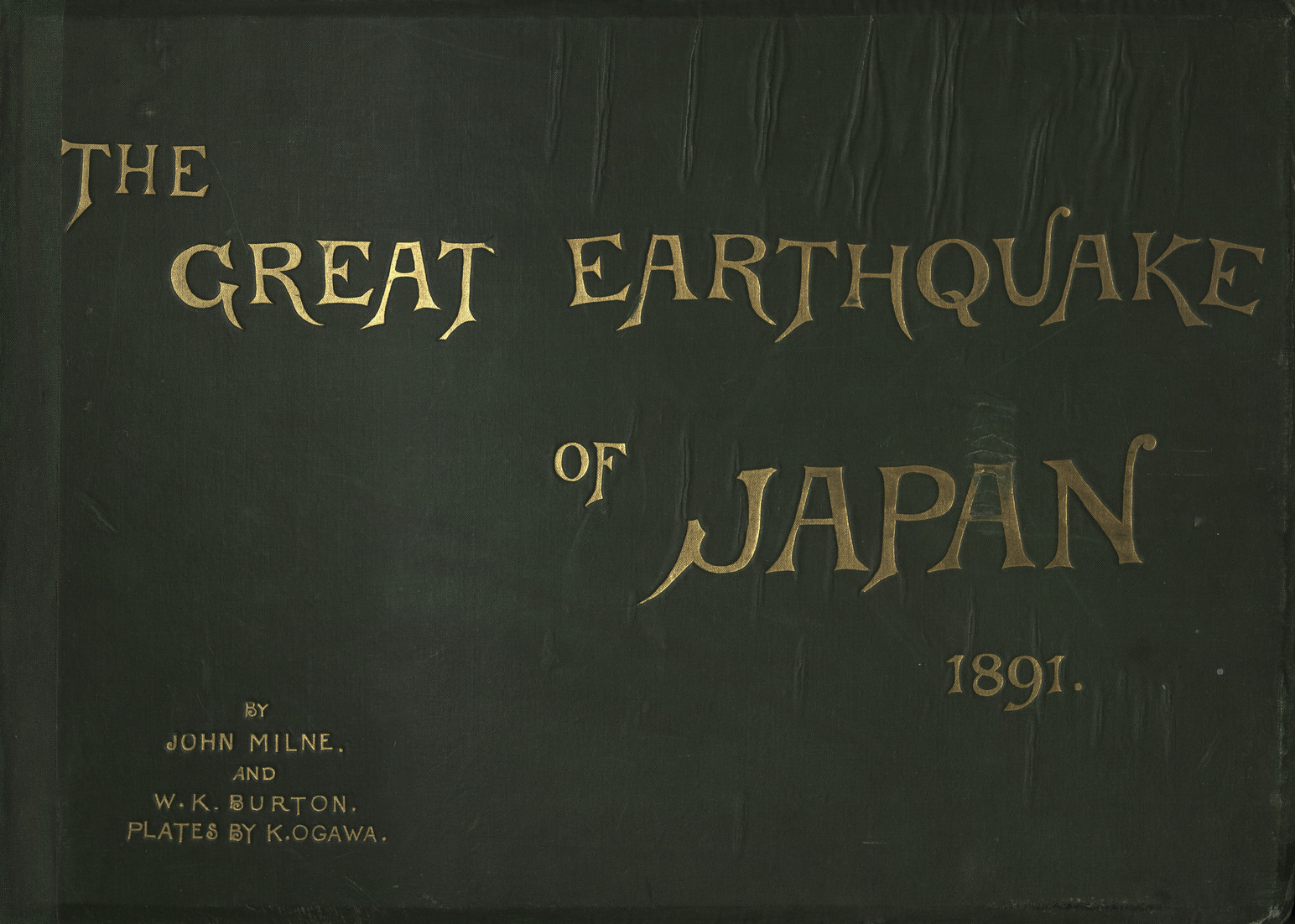 The great earthquake in Japan, 1891