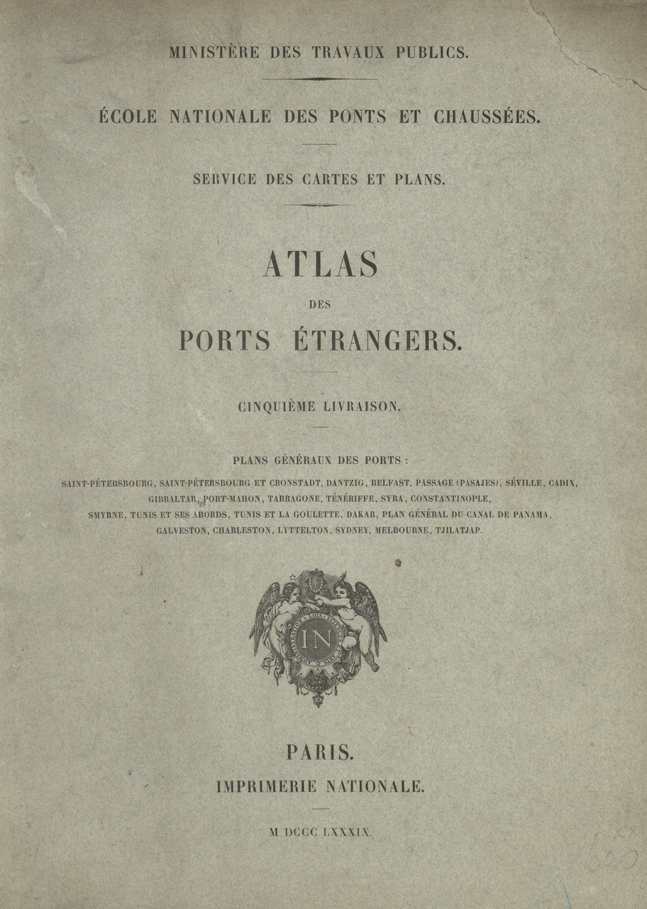 Atlas des ports étrangers. Livr. 5