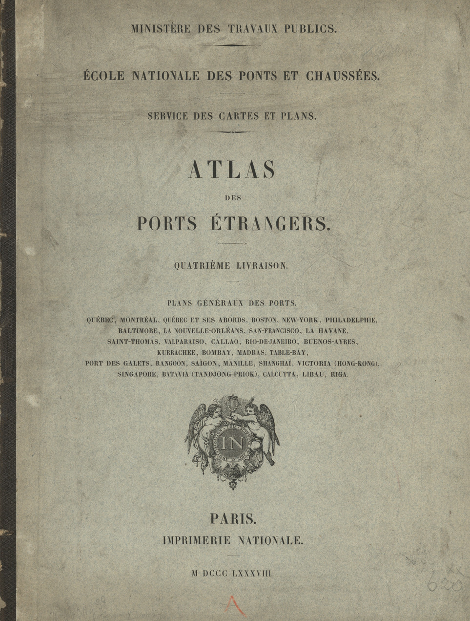 Atlas des ports étrangers. Livr. 4