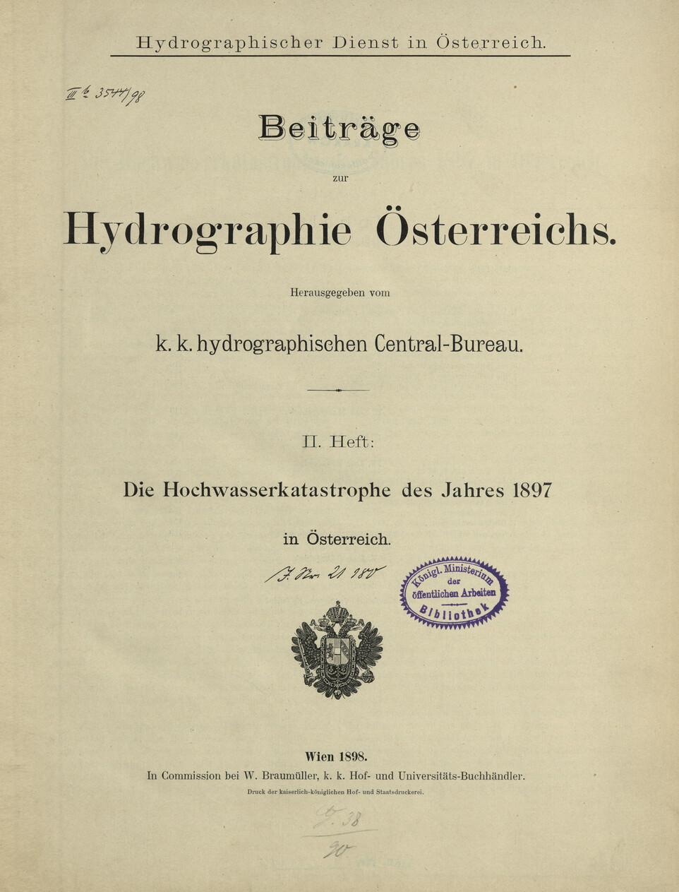 Die Hochwasserkatastrophe des Jahres 1897 in Österreich