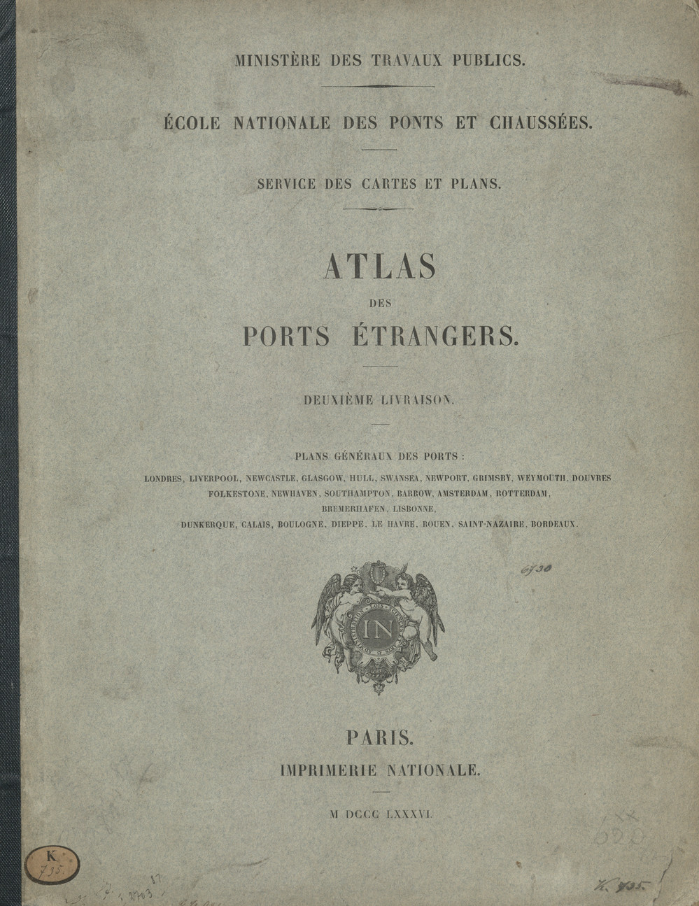 Atlas des ports étrangers. Livr. 2