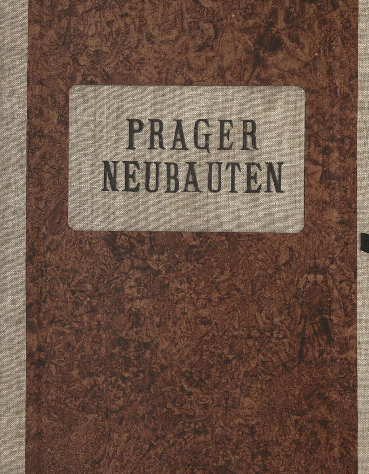 Prager Neubauten : Facaden, Details, Hausthore, Vestibule : 68 photografische Aufnahmen auf 64 Blätter lichtdruck