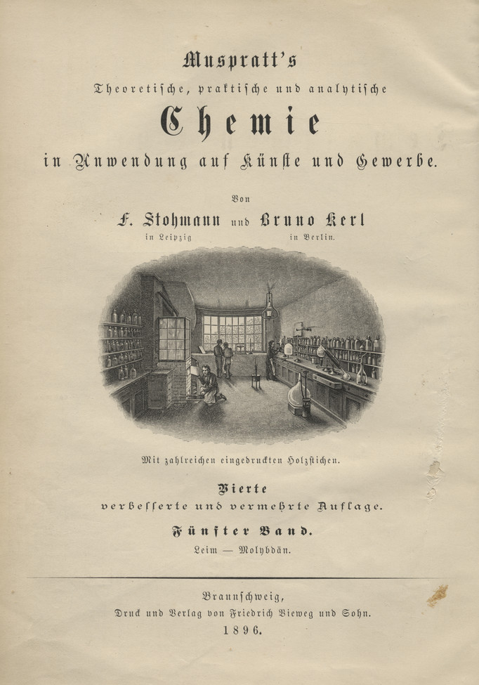 Encyklopädisches Handbuch der technischen Chemie. Bd. 5, Leim - Molybdän