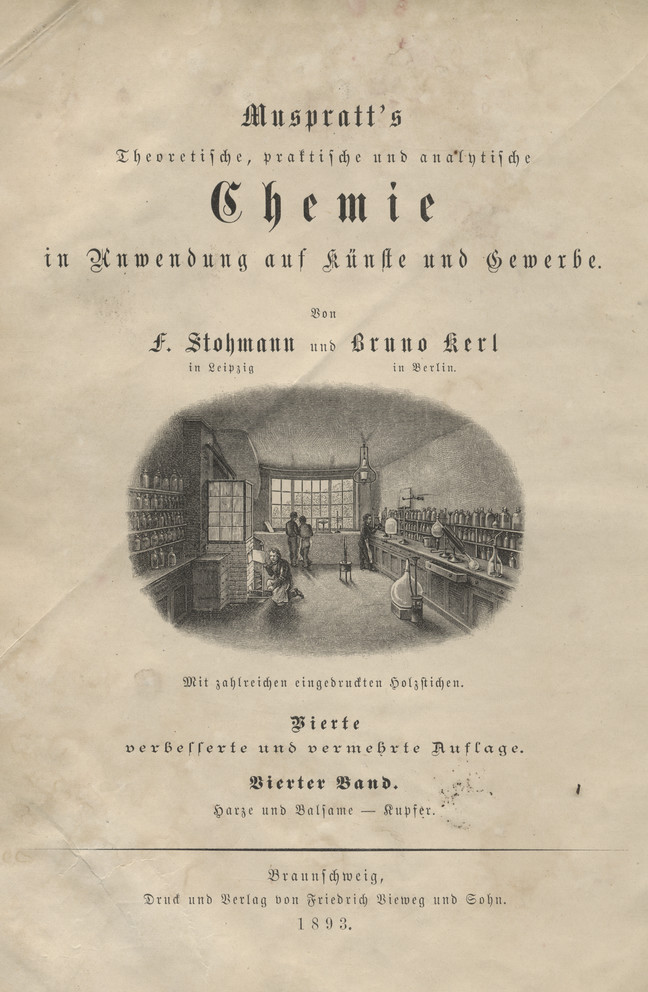 Encyklopädisches Handbuch der technischen Chemie. Bd. 4, Harze und Balsame - Kupfer