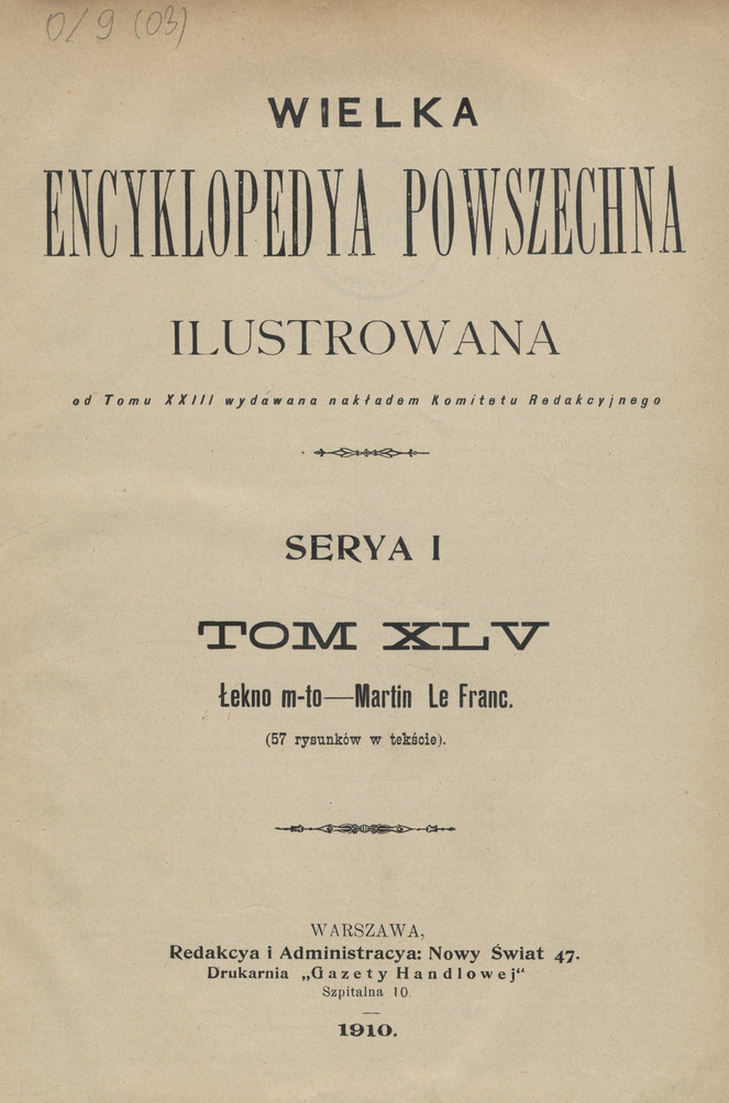 Wielka Encyklopedya Powszechna Ilustrowana. Serya 1, T. 45-46, [Łekno m-to - Miedzi ortęć]