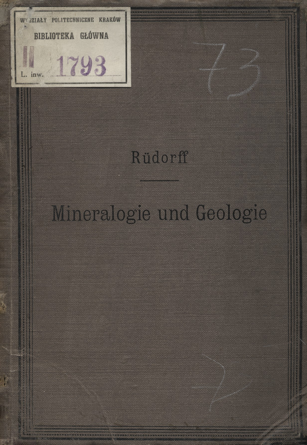 Grundriss der Mineralogie und Geologie für den Unterricht an Höheren Lehranstalten