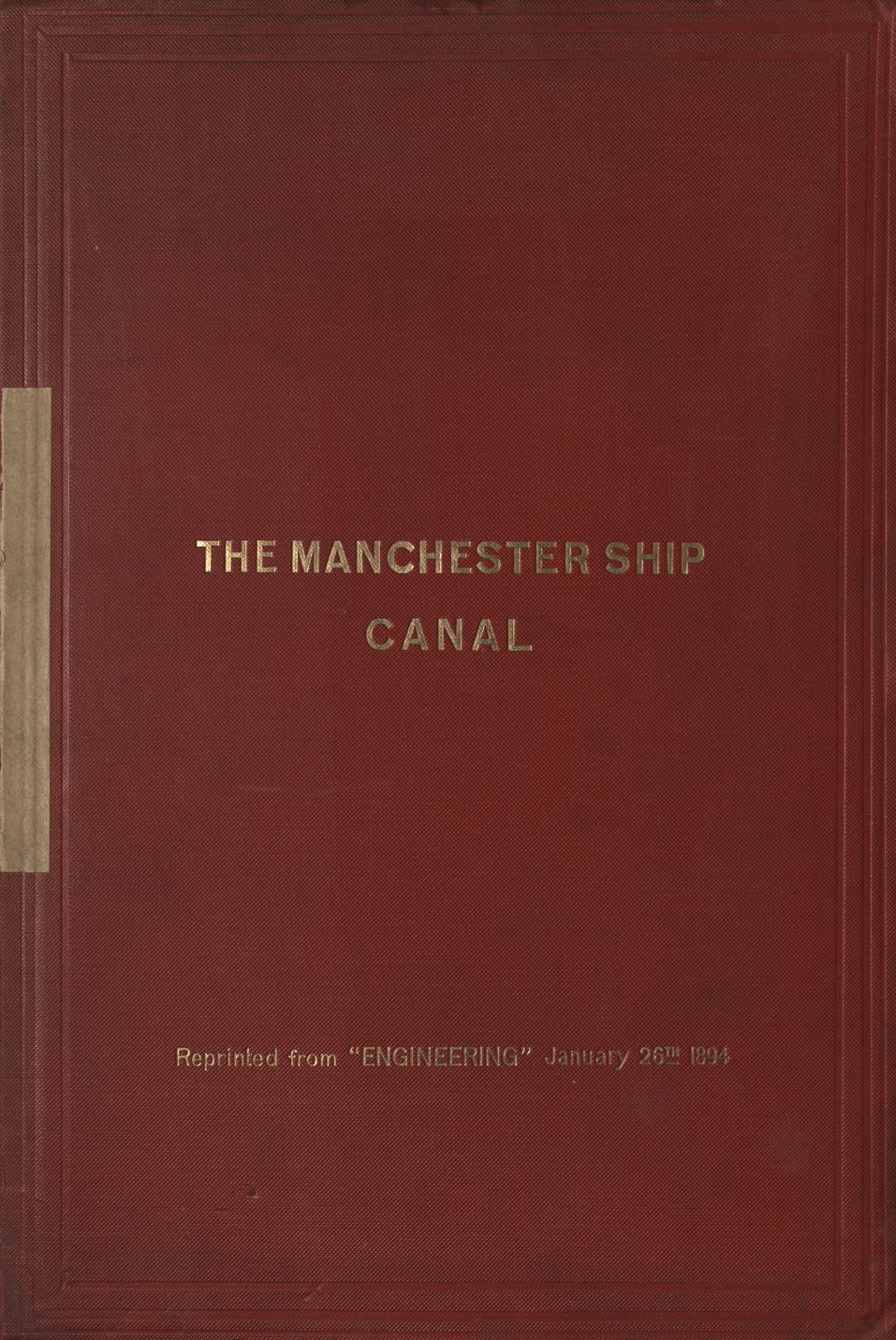 The Manchester ship canal