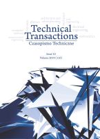 Technical Transactions. Iss. 10