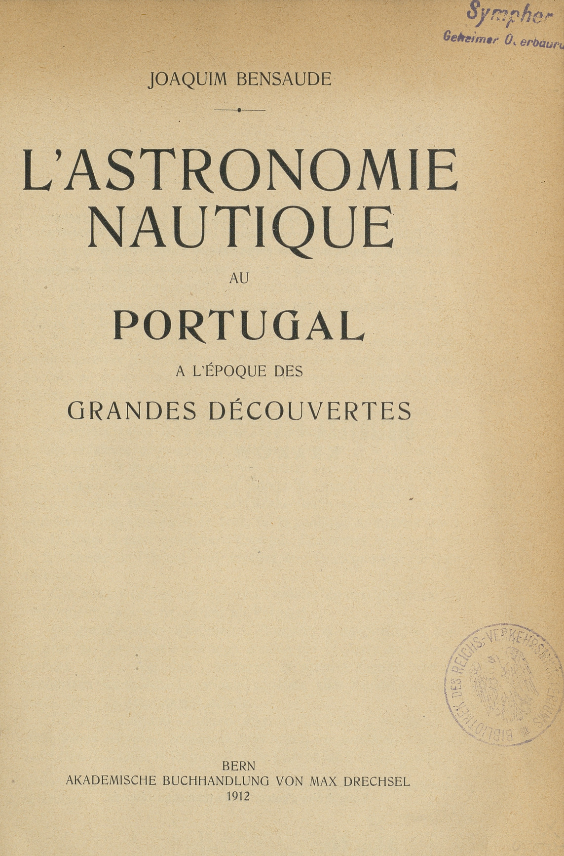 L&amp;#039;astronomie nautique au Portugal à l&amp;#039;epoque des grandes decouvertes