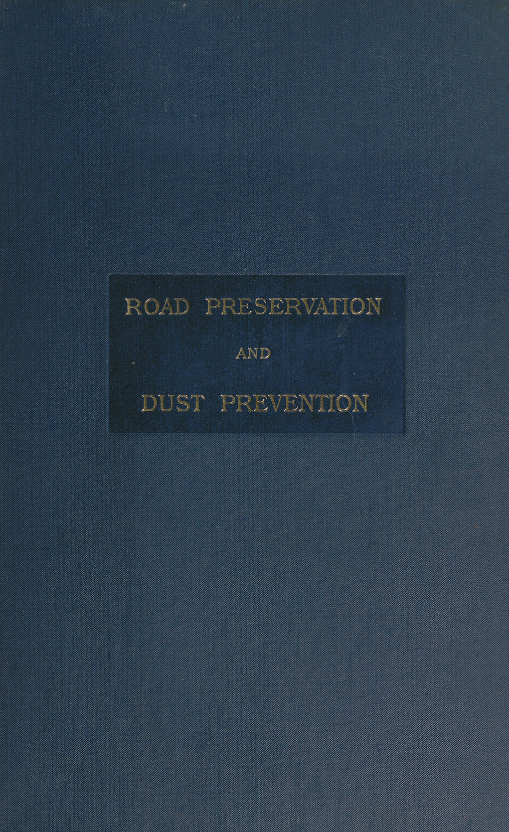 Road preservation and dust prevention