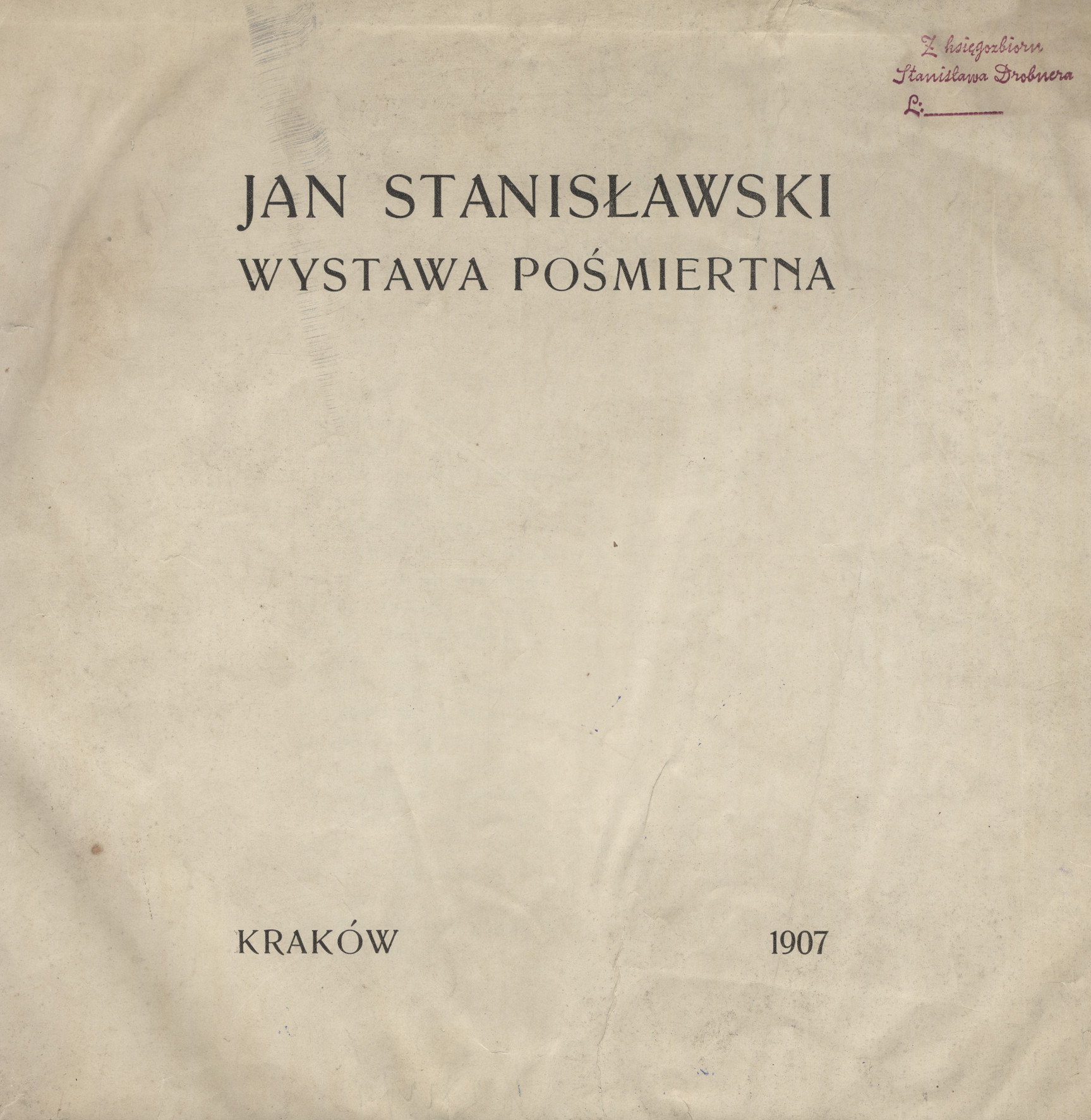 Jan Stanisławski : wystawa pośmiertna