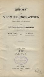 Zeitschrift für Vermessungswesen 1895