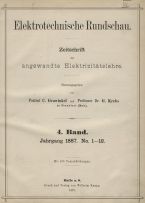 Elektrotechnische Rundschau 1887