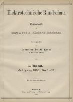 Elektrotechnische Rundschau 1888