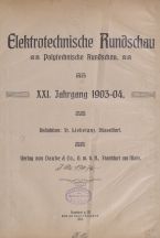 Elektrotechnische Rundschau 1903/1904