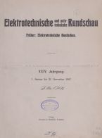 Elektrotechnische Rundschau 1907