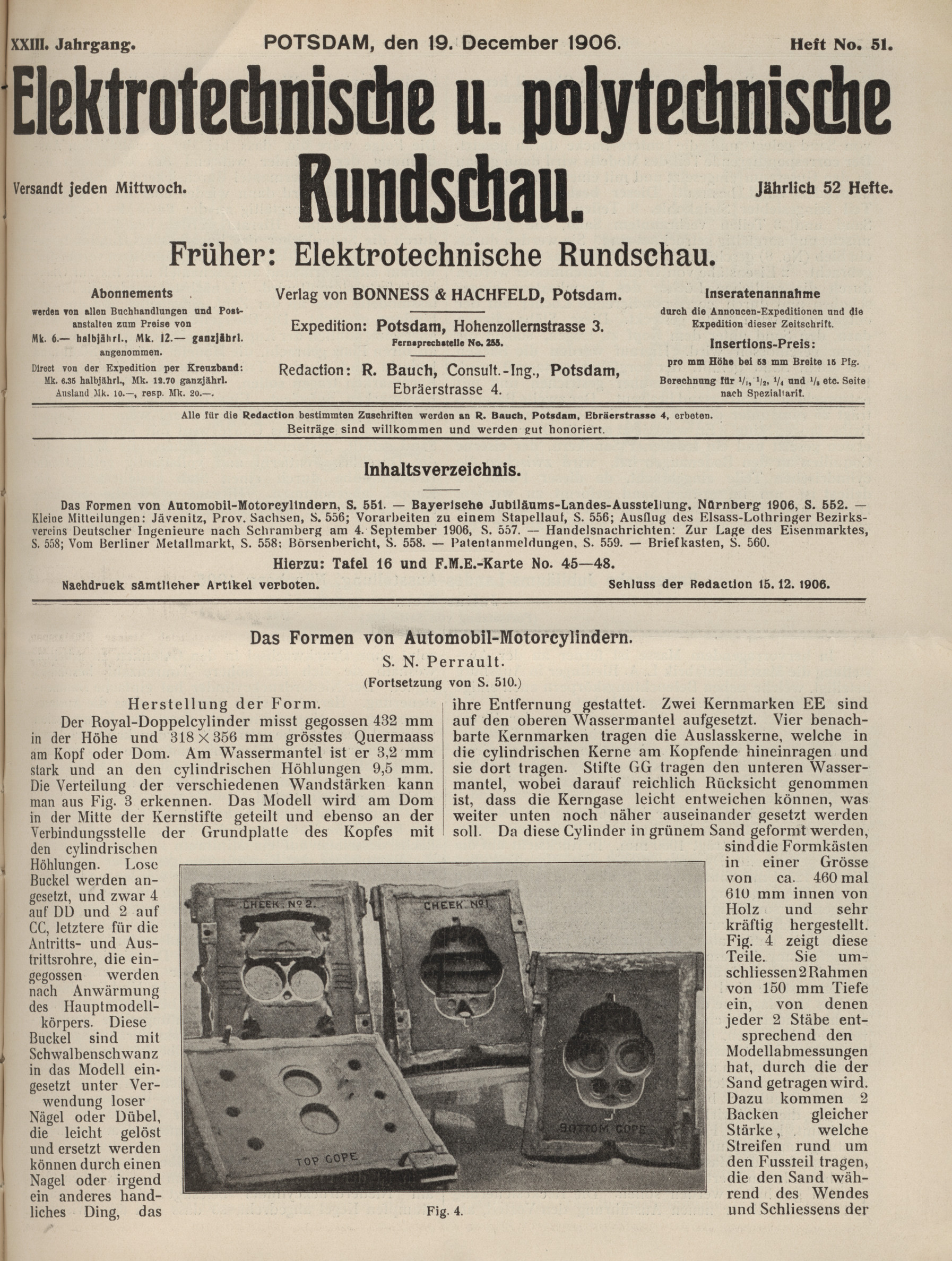 Elektrotechnische und polytechnische Rundschau, XXIII. Jahrgang, Heft No. 51