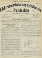 Elektrotechnische Rundschau 1905