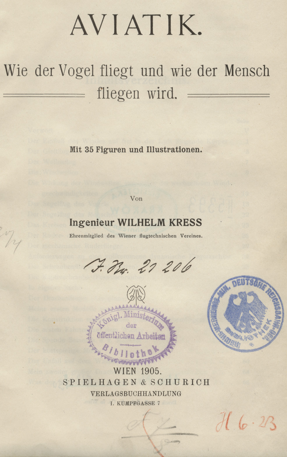 Aviatik : wie der Vogel fliegt und wie der Mensch fliegen wird