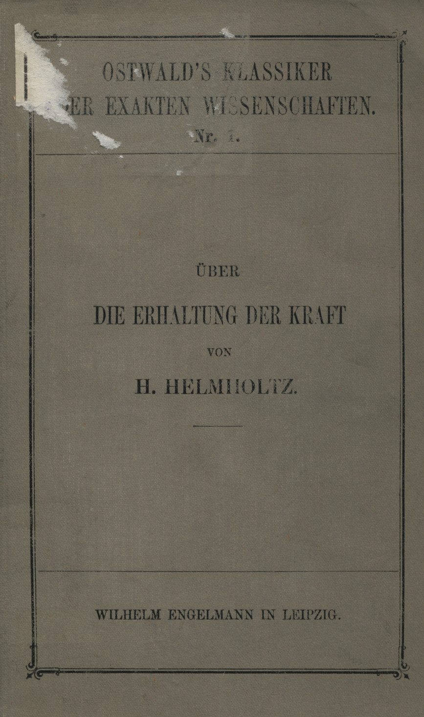 Über die Erhaltung der Kraft