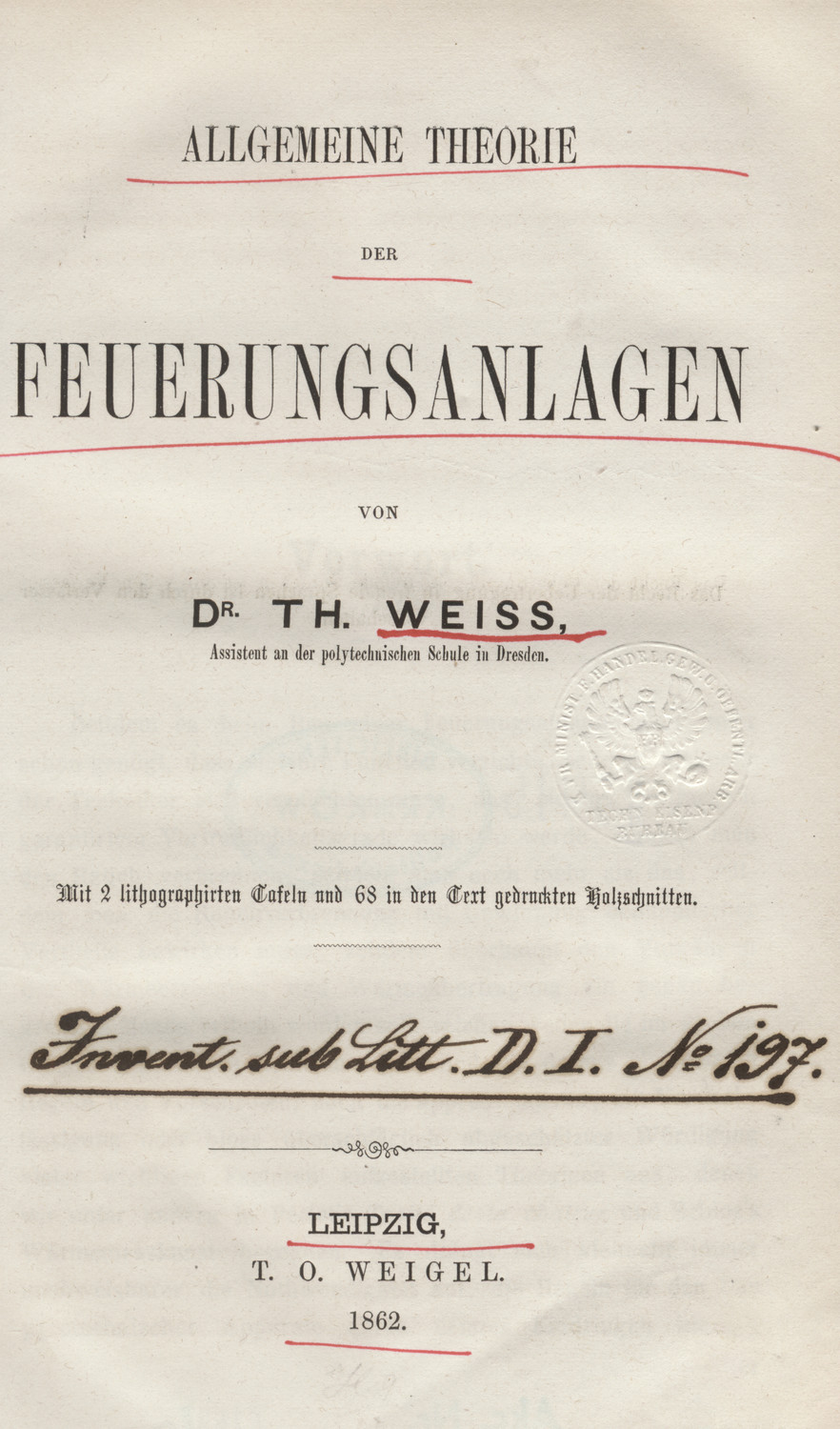 Allgemeine Theorie der Feuerungsanlagen